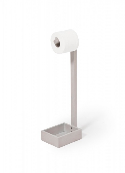Oyster White Freestanding Toilet Roll Holder